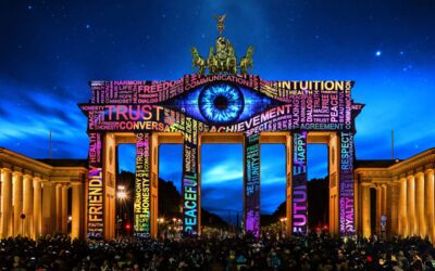 Visualisierung Brandenburger Tor im Festival of Lights