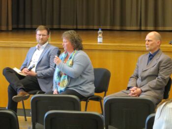 Michael Meyer, Ramona Stein & René Putzar Malchow Bürgermeister