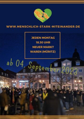 Demonstration Waren (Müritz)