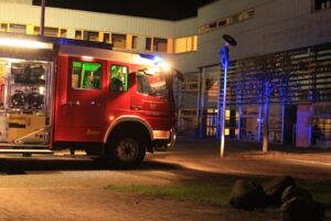 Feuer: Brandanschlag Berufliche Schule Müritz