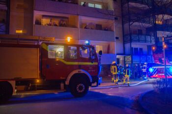 Brandstiftung Springer Straße Feuerwehreinsatz Waren (Müritz)