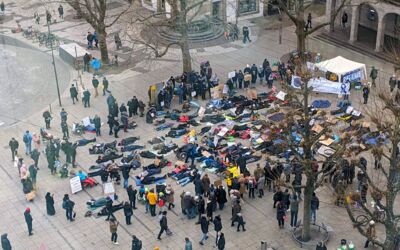 Liegend-Demos in Deutschland