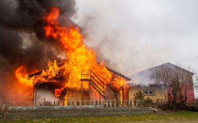 Großbrand in Rockow