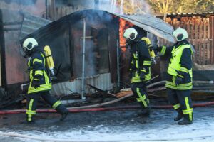 Schuppenbrand in Möllenhagen