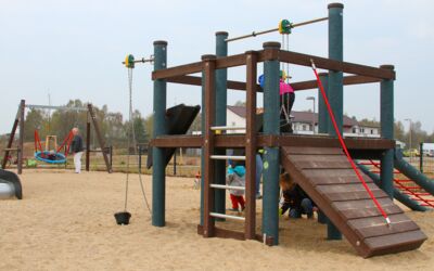 Neuer Spielplatz Wohngebiet Wieseneck Waren Müritz
