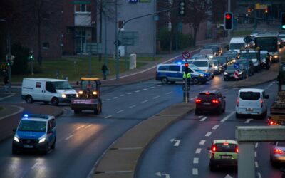 Demonstration in Waren (Müritz)