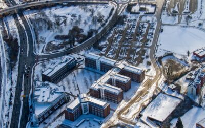 Verwaltung Waren (Müritz) Luftbild