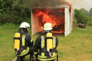 Zimmerbrand Feuerwehr Plasten