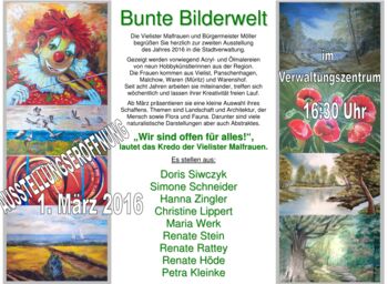 Vernissage in Waren (Müritz)