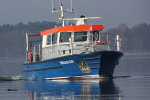 Boot im Müritzarm gesunken