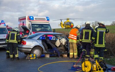Feuerwehreinsatz nach Unfall