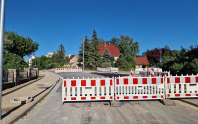 Baustelle Waren Papenberg Luxemburg-Straße