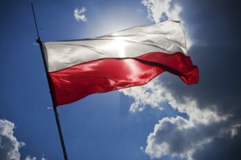 Polnische Flagge