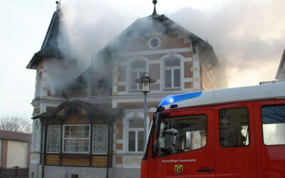 Großbrand in Waren (Müritz)