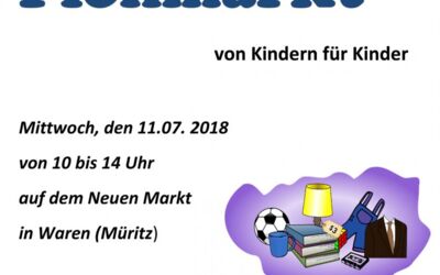 Kinder-Flohmarkt in Waren (Müritz)