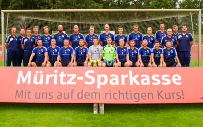 Fußballspiel im Müritzstadion