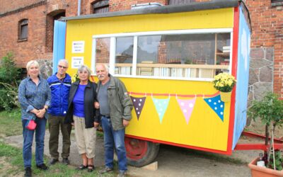Tauschbibliothek Café „Dubenhus“ in Blücherhof