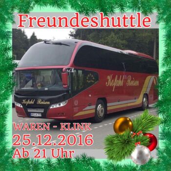Busshuttle Weihnachtstanz
