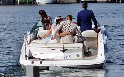 Hochzeit auf dem Boot