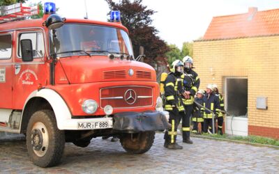 Brand im alten Sietower Landmarkt