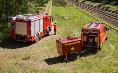 Böschungsbrand Klockow
