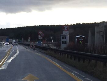 Blitzer Autobahn Petersbrücke