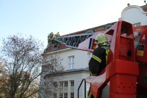 Einsatzübung: Brand im Internatsgymnasium Schloss Torgelow