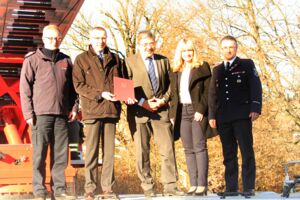 Förderung Drehleiter Feuerwehr Waren (Müritz)