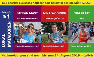 Müritz-Lauf bereits 653 Sportler angemeldet