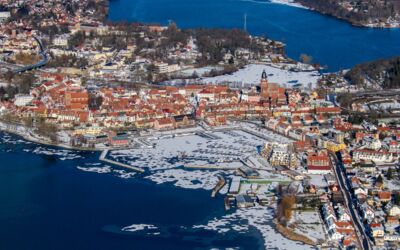 Luftbild Waren (Müritz)