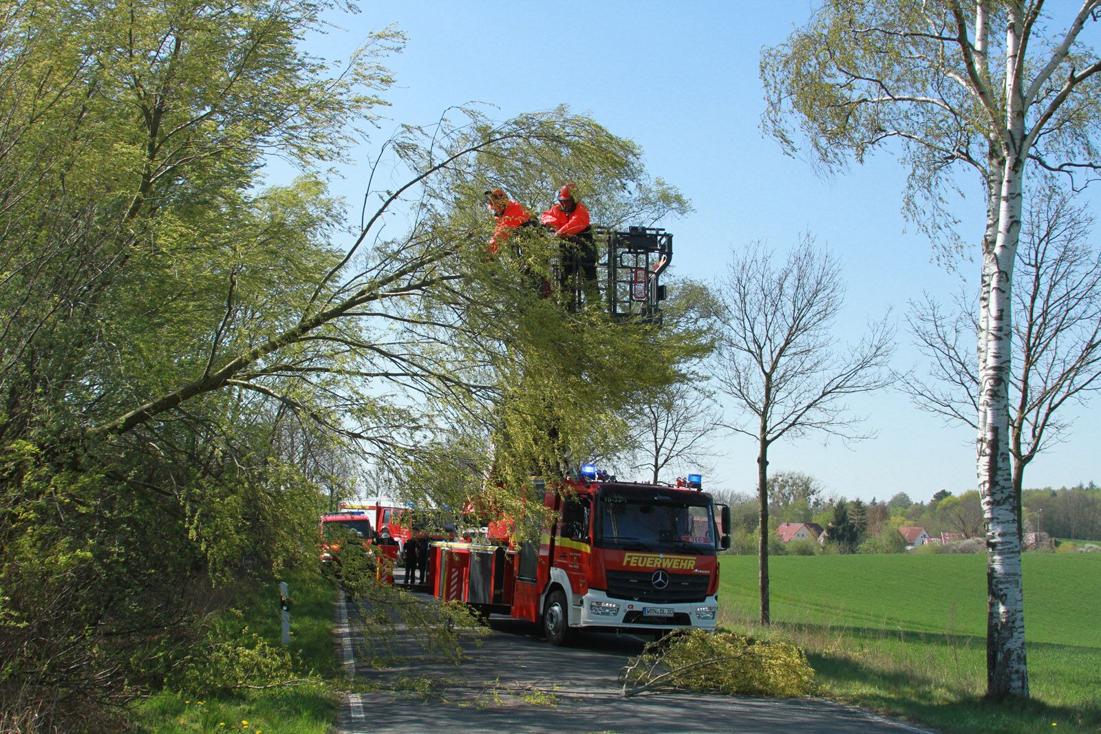 Einsatz Freiwillige Feuerwehr Waren (Müritz)