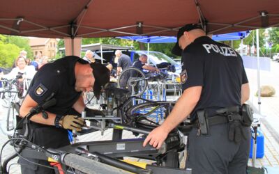 kostenfreie Fahrradsicherung durch Polizei