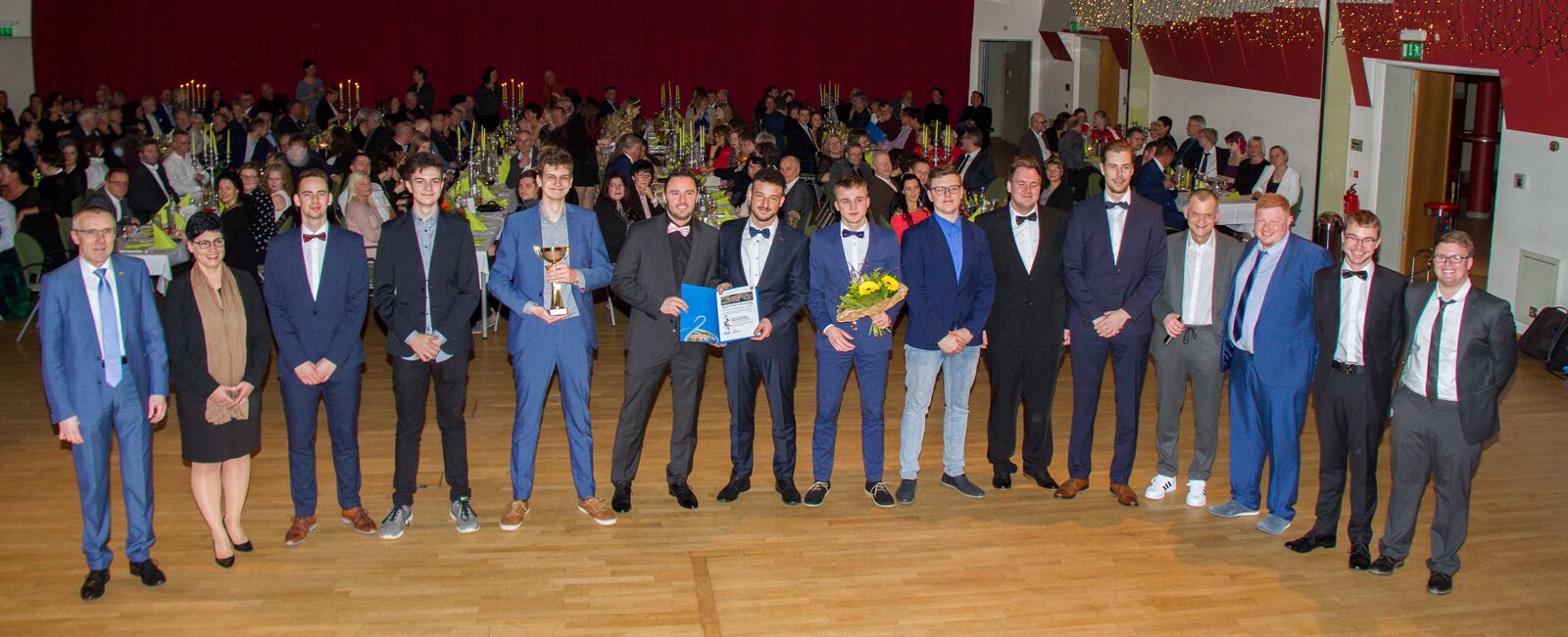 Handballer des HSV 90 Waren (Müritz) Sportlerball Waren (Müritz) 2020