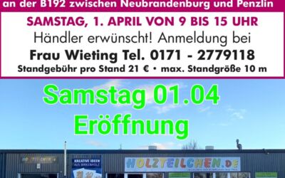 Trödelmarkt im Krempel Tempel und Neueröffnung bei Holzteilchen.de