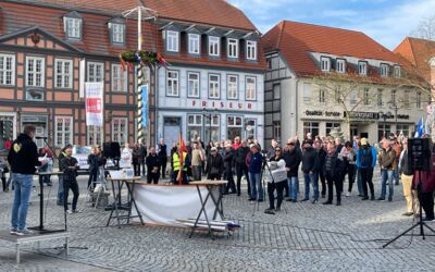 Demonstration Waren (Müritz)