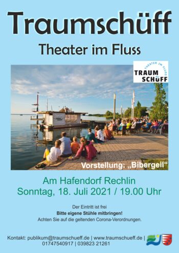 Traumschüff-Theater zu Gast in Rechlin Veranstaltung Hafendorf Rechlin