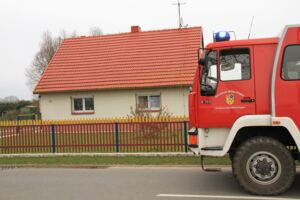 Brand Wohnhaus in Marihn