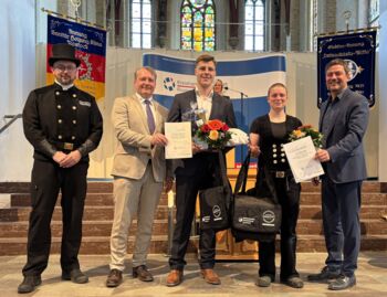 Zimmerin Ronja Krebs und Maurer Kjell Hildebrandt