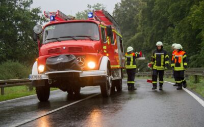 Feuerwehreinsatz Groß Plasten Unfall B192