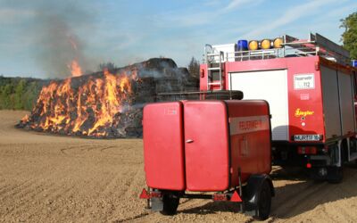 Strohmietenbrand Groß Gievitz