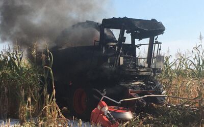 Erntebrand bei Röbel/Müritz