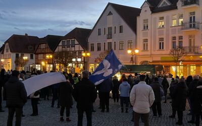 Demonstration Waren (Müritz) Thomas Müller