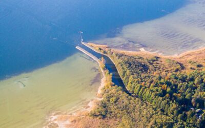 Luftbild Kölpinsee - Eldenburger Kanal