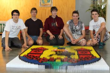 Kevin Pöhls Dominorekord Mecklenburg-Vorpommern