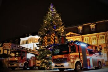 Drehleiter DLK23/12 Feuerwehr Waren (Müritz)