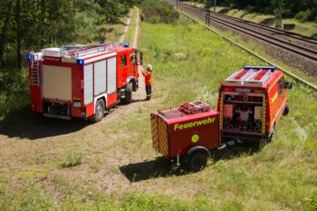 Böschungsbrand Klockow
