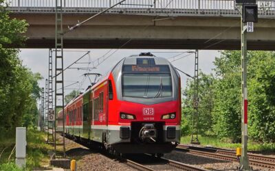 Mit der Bahn nach Hamburg