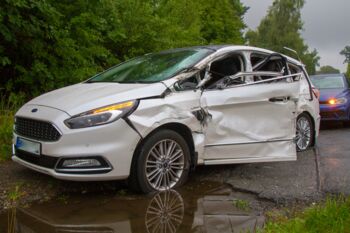 Feuerwehreinsatz Groß Plasten Unfall B192