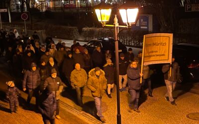 Montagsdemo in Waren (Müritz)