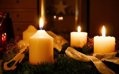 Feuer und Brände Weihnachtszeit